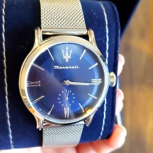 Maserati Silver Epoca Watch